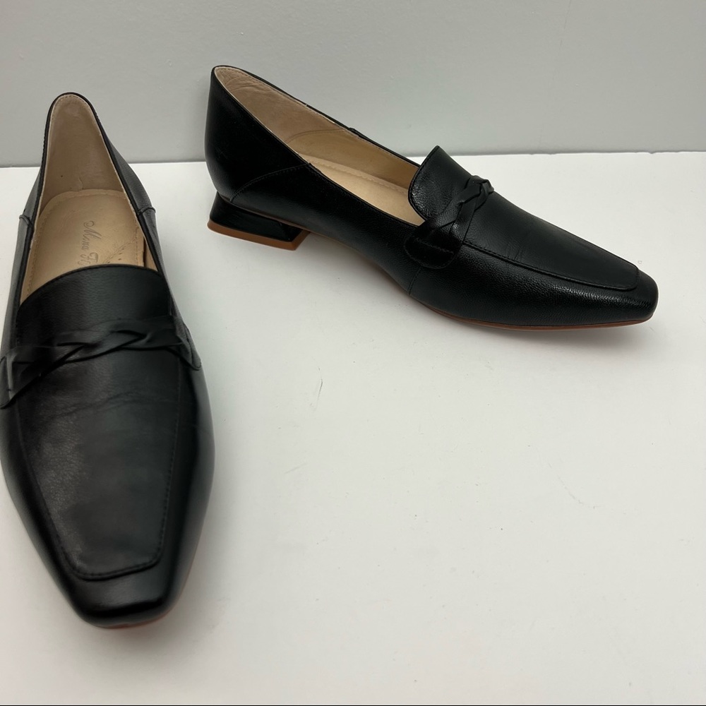 Mona Flying Black Loafer Heels